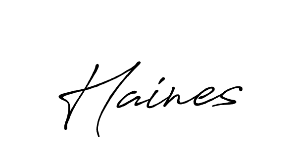 Once you've used our free online signature maker to create your best signature Antro_Vectra_Bolder style, it's time to enjoy all of the benefits that Haines name signing documents. Haines signature style 7 images and pictures png