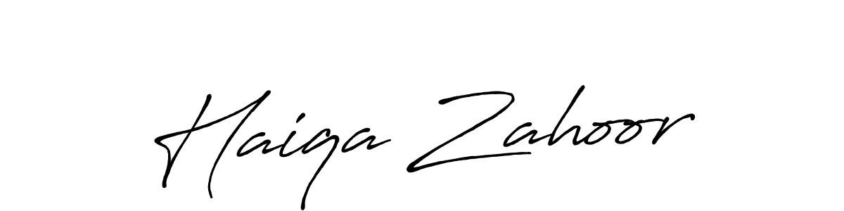 Make a short Haiqa Zahoor signature style. Manage your documents anywhere anytime using Antro_Vectra_Bolder. Create and add eSignatures, submit forms, share and send files easily. Haiqa Zahoor signature style 7 images and pictures png