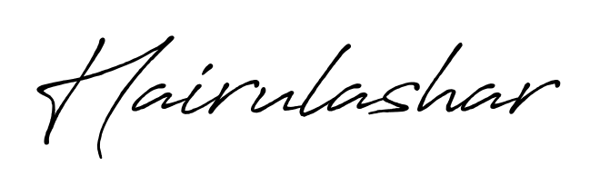Hairulashar stylish signature style. Best Handwritten Sign (Antro_Vectra_Bolder) for my name. Handwritten Signature Collection Ideas for my name Hairulashar. Hairulashar signature style 7 images and pictures png