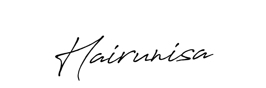 You should practise on your own different ways (Antro_Vectra_Bolder) to write your name (Hairunisa) in signature. don't let someone else do it for you. Hairunisa signature style 7 images and pictures png