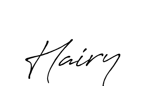 Also we have Hairy name is the best signature style. Create professional handwritten signature collection using Antro_Vectra_Bolder autograph style. Hairy signature style 7 images and pictures png