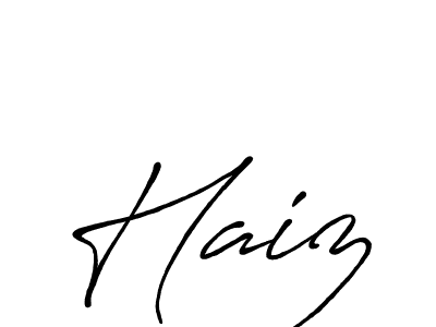 This is the best signature style for the Haiz name. Also you like these signature font (Antro_Vectra_Bolder). Mix name signature. Haiz signature style 7 images and pictures png