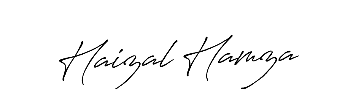 Antro_Vectra_Bolder is a professional signature style that is perfect for those who want to add a touch of class to their signature. It is also a great choice for those who want to make their signature more unique. Get Haizal Hamza name to fancy signature for free. Haizal Hamza signature style 7 images and pictures png