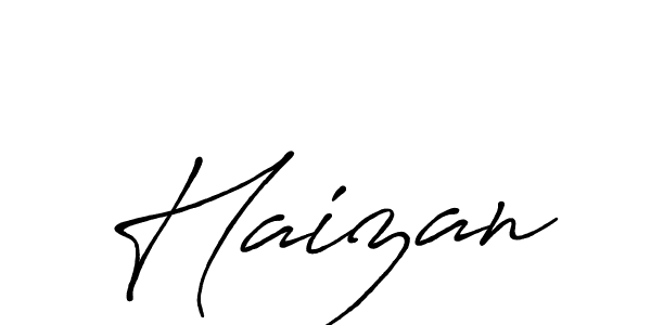 You should practise on your own different ways (Antro_Vectra_Bolder) to write your name (Haizan) in signature. don't let someone else do it for you. Haizan signature style 7 images and pictures png