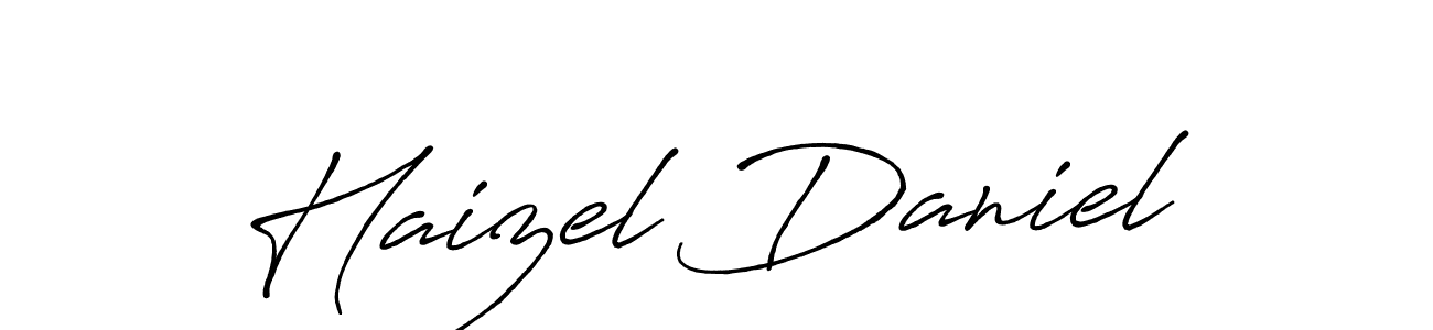 How to Draw Haizel Daniel signature style? Antro_Vectra_Bolder is a latest design signature styles for name Haizel Daniel. Haizel Daniel signature style 7 images and pictures png