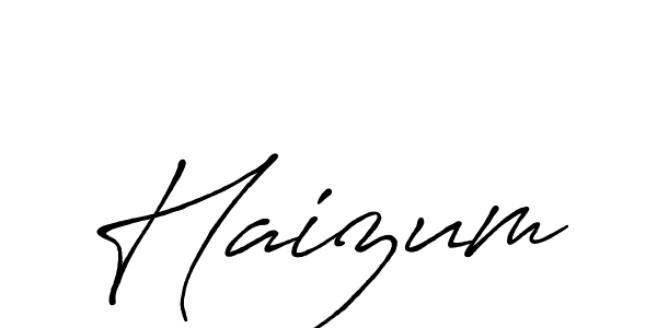 You should practise on your own different ways (Antro_Vectra_Bolder) to write your name (Haizum) in signature. don't let someone else do it for you. Haizum signature style 7 images and pictures png