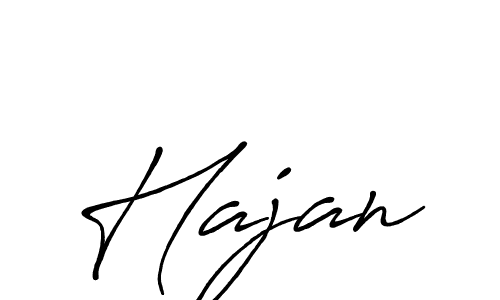 How to make Hajan signature? Antro_Vectra_Bolder is a professional autograph style. Create handwritten signature for Hajan name. Hajan signature style 7 images and pictures png