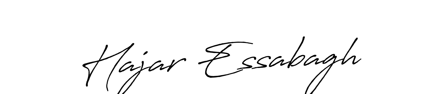 Once you've used our free online signature maker to create your best signature Antro_Vectra_Bolder style, it's time to enjoy all of the benefits that Hajar Essabagh name signing documents. Hajar Essabagh signature style 7 images and pictures png