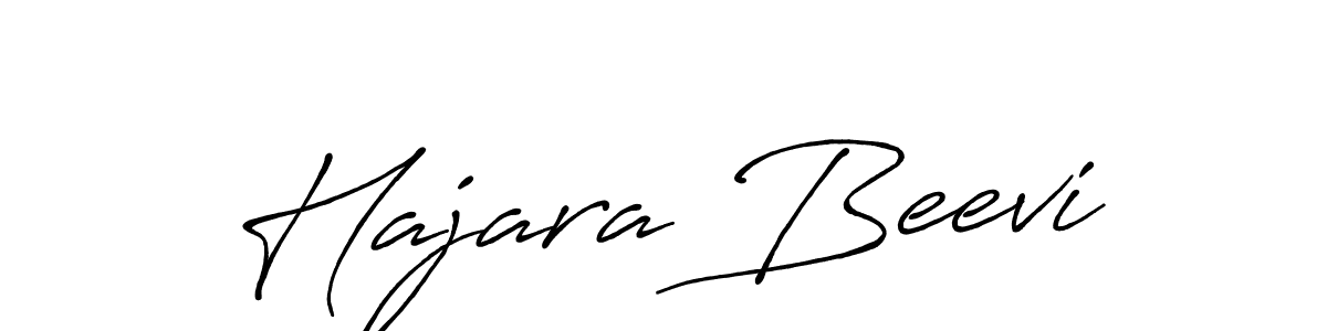 Also we have Hajara Beevi name is the best signature style. Create professional handwritten signature collection using Antro_Vectra_Bolder autograph style. Hajara Beevi signature style 7 images and pictures png