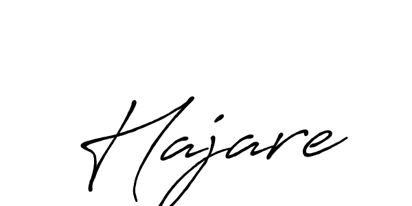 Create a beautiful signature design for name Hajare. With this signature (Antro_Vectra_Bolder) fonts, you can make a handwritten signature for free. Hajare signature style 7 images and pictures png