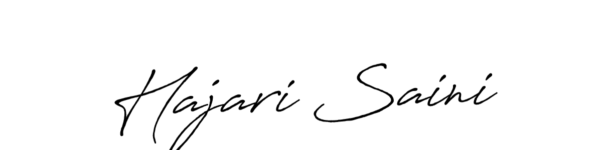 Once you've used our free online signature maker to create your best signature Antro_Vectra_Bolder style, it's time to enjoy all of the benefits that Hajari Saini name signing documents. Hajari Saini signature style 7 images and pictures png