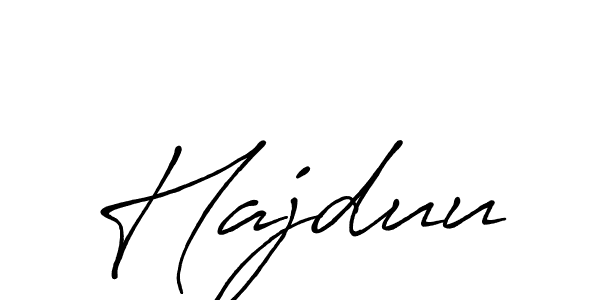 Hajduu stylish signature style. Best Handwritten Sign (Antro_Vectra_Bolder) for my name. Handwritten Signature Collection Ideas for my name Hajduu. Hajduu signature style 7 images and pictures png