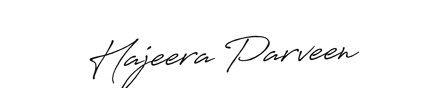 Make a beautiful signature design for name Hajeera Parveen. Use this online signature maker to create a handwritten signature for free. Hajeera Parveen signature style 7 images and pictures png