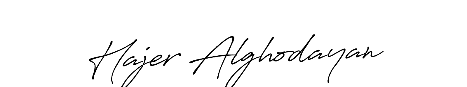 Design your own signature with our free online signature maker. With this signature software, you can create a handwritten (Antro_Vectra_Bolder) signature for name Hajer Alghodayan. Hajer Alghodayan signature style 7 images and pictures png