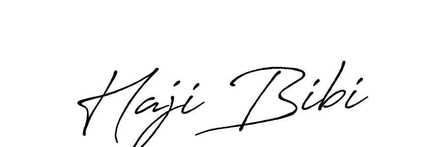 How to make Haji Bibi name signature. Use Antro_Vectra_Bolder style for creating short signs online. This is the latest handwritten sign. Haji Bibi signature style 7 images and pictures png