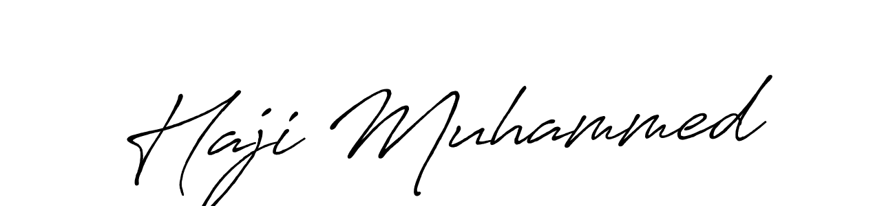 Also You can easily find your signature by using the search form. We will create Haji Muhammed name handwritten signature images for you free of cost using Antro_Vectra_Bolder sign style. Haji Muhammed signature style 7 images and pictures png