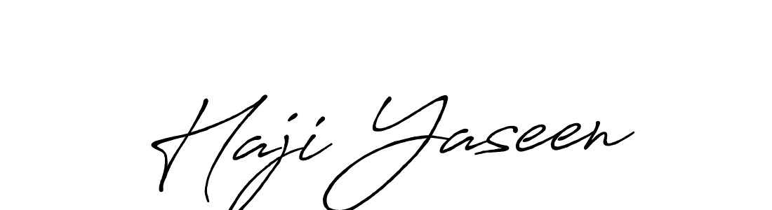 It looks lik you need a new signature style for name Haji Yaseen. Design unique handwritten (Antro_Vectra_Bolder) signature with our free signature maker in just a few clicks. Haji Yaseen signature style 7 images and pictures png