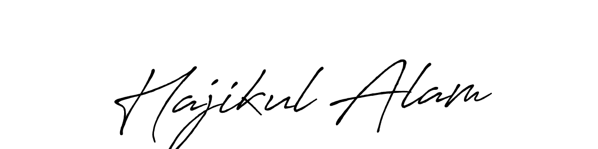 This is the best signature style for the Hajikul Alam name. Also you like these signature font (Antro_Vectra_Bolder). Mix name signature. Hajikul Alam signature style 7 images and pictures png