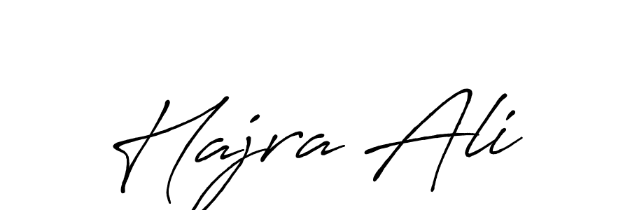 Design your own signature with our free online signature maker. With this signature software, you can create a handwritten (Antro_Vectra_Bolder) signature for name Hajra Ali. Hajra Ali signature style 7 images and pictures png