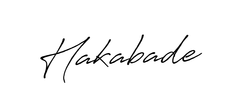 How to make Hakabade name signature. Use Antro_Vectra_Bolder style for creating short signs online. This is the latest handwritten sign. Hakabade signature style 7 images and pictures png