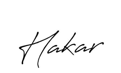 Design your own signature with our free online signature maker. With this signature software, you can create a handwritten (Antro_Vectra_Bolder) signature for name Hakar. Hakar signature style 7 images and pictures png