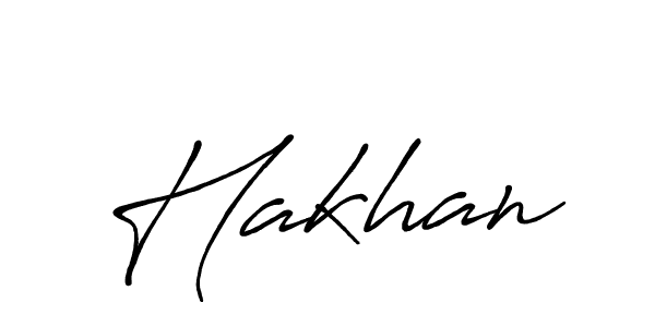 Create a beautiful signature design for name Hakhan. With this signature (Antro_Vectra_Bolder) fonts, you can make a handwritten signature for free. Hakhan signature style 7 images and pictures png