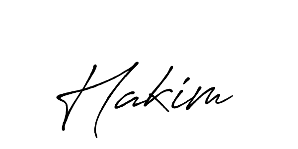 How to make Hakim  name signature. Use Antro_Vectra_Bolder style for creating short signs online. This is the latest handwritten sign. Hakim  signature style 7 images and pictures png