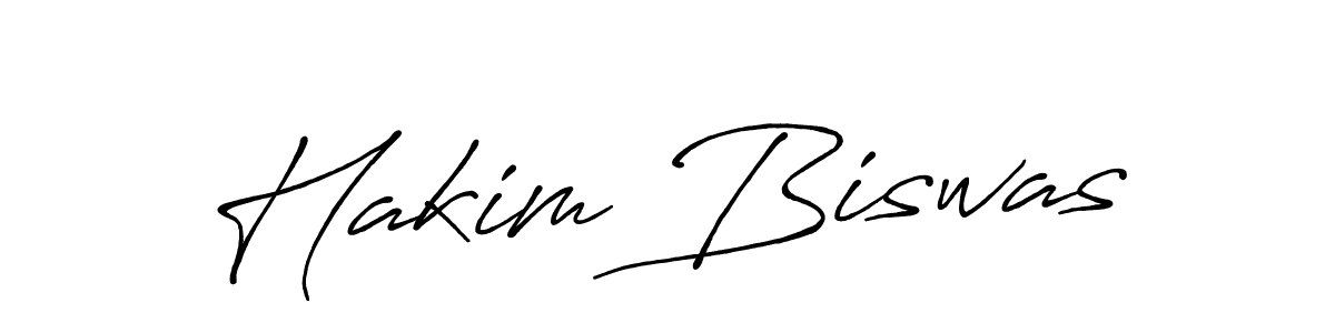 Also we have Hakim Biswas name is the best signature style. Create professional handwritten signature collection using Antro_Vectra_Bolder autograph style. Hakim Biswas signature style 7 images and pictures png