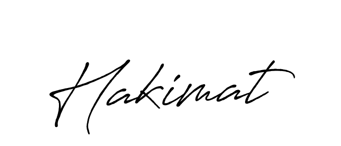 Design your own signature with our free online signature maker. With this signature software, you can create a handwritten (Antro_Vectra_Bolder) signature for name Hakimat. Hakimat signature style 7 images and pictures png