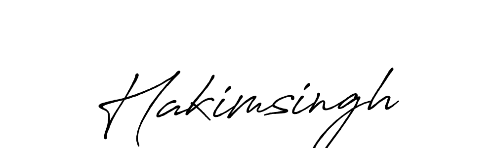 It looks lik you need a new signature style for name Hakimsingh. Design unique handwritten (Antro_Vectra_Bolder) signature with our free signature maker in just a few clicks. Hakimsingh signature style 7 images and pictures png