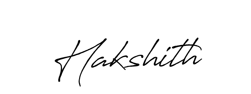 Use a signature maker to create a handwritten signature online. With this signature software, you can design (Antro_Vectra_Bolder) your own signature for name Hakshith. Hakshith signature style 7 images and pictures png