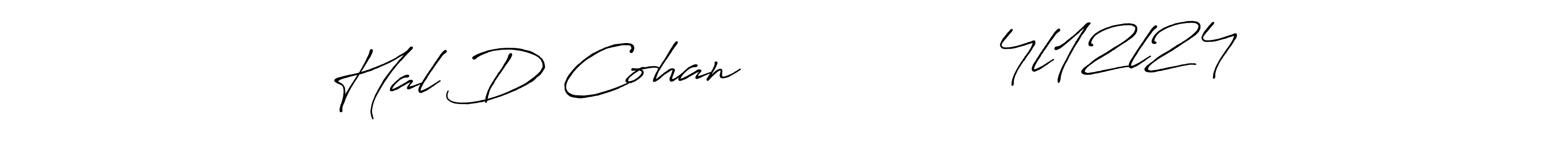 It looks lik you need a new signature style for name Hal D Cohan               4l12l24. Design unique handwritten (Antro_Vectra_Bolder) signature with our free signature maker in just a few clicks. Hal D Cohan               4l12l24 signature style 7 images and pictures png