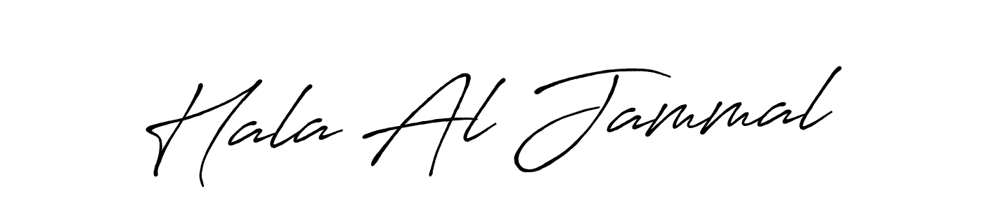 Design your own signature with our free online signature maker. With this signature software, you can create a handwritten (Antro_Vectra_Bolder) signature for name Hala Al Jammal. Hala Al Jammal signature style 7 images and pictures png