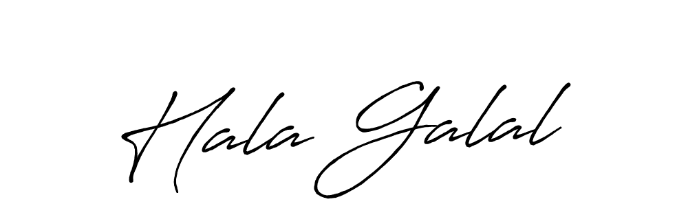 It looks lik you need a new signature style for name Hala Galal. Design unique handwritten (Antro_Vectra_Bolder) signature with our free signature maker in just a few clicks. Hala Galal signature style 7 images and pictures png