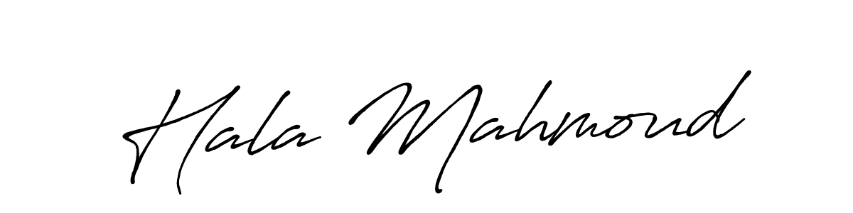 Make a beautiful signature design for name Hala Mahmoud. Use this online signature maker to create a handwritten signature for free. Hala Mahmoud signature style 7 images and pictures png