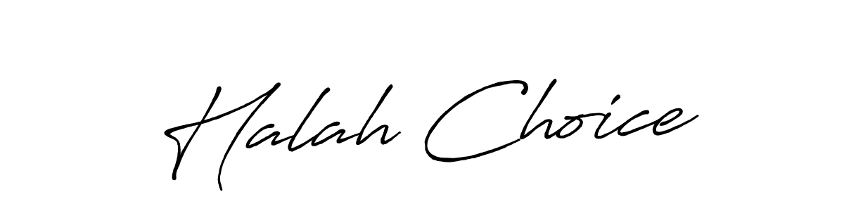 It looks lik you need a new signature style for name Halah Choice. Design unique handwritten (Antro_Vectra_Bolder) signature with our free signature maker in just a few clicks. Halah Choice signature style 7 images and pictures png