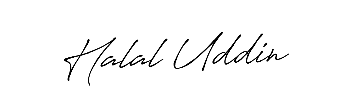 How to make Halal Uddin name signature. Use Antro_Vectra_Bolder style for creating short signs online. This is the latest handwritten sign. Halal Uddin signature style 7 images and pictures png