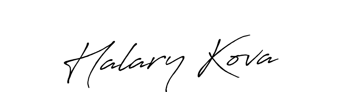 The best way (Antro_Vectra_Bolder) to make a short signature is to pick only two or three words in your name. The name Halary Kova include a total of six letters. For converting this name. Halary Kova signature style 7 images and pictures png