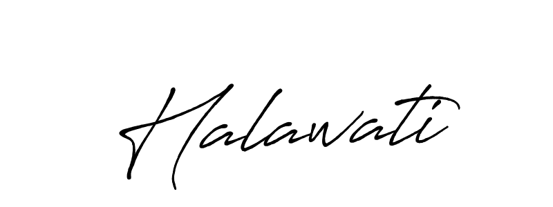 You should practise on your own different ways (Antro_Vectra_Bolder) to write your name (Halawati) in signature. don't let someone else do it for you. Halawati signature style 7 images and pictures png