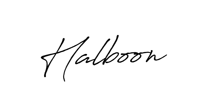 How to make Halboon signature? Antro_Vectra_Bolder is a professional autograph style. Create handwritten signature for Halboon name. Halboon signature style 7 images and pictures png