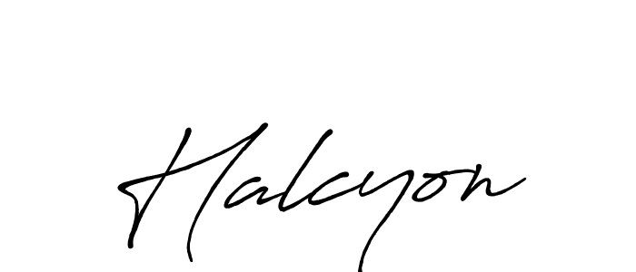 Design your own signature with our free online signature maker. With this signature software, you can create a handwritten (Antro_Vectra_Bolder) signature for name Halcyon. Halcyon signature style 7 images and pictures png