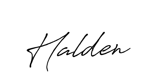 Once you've used our free online signature maker to create your best signature Antro_Vectra_Bolder style, it's time to enjoy all of the benefits that Halden name signing documents. Halden signature style 7 images and pictures png