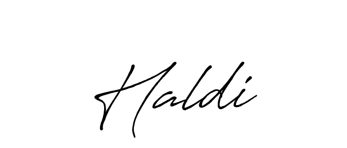 Use a signature maker to create a handwritten signature online. With this signature software, you can design (Antro_Vectra_Bolder) your own signature for name Haldi . Haldi  signature style 7 images and pictures png