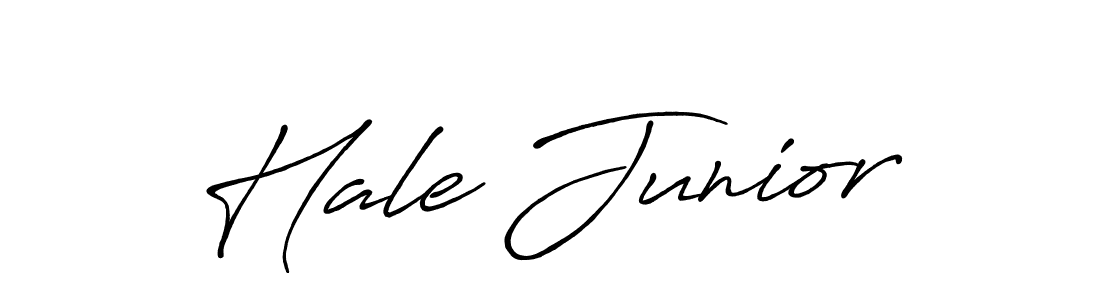 Also we have Hale Junior name is the best signature style. Create professional handwritten signature collection using Antro_Vectra_Bolder autograph style. Hale Junior signature style 7 images and pictures png