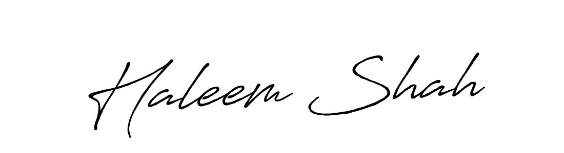 Haleem Shah stylish signature style. Best Handwritten Sign (Antro_Vectra_Bolder) for my name. Handwritten Signature Collection Ideas for my name Haleem Shah. Haleem Shah signature style 7 images and pictures png