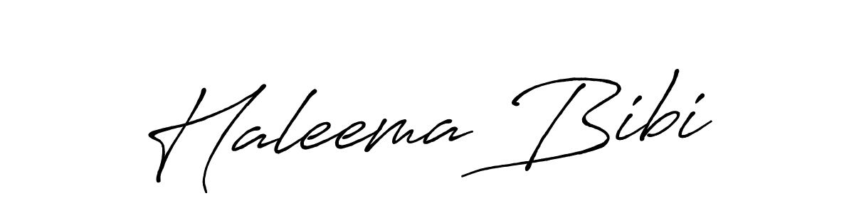 How to make Haleema Bibi signature? Antro_Vectra_Bolder is a professional autograph style. Create handwritten signature for Haleema Bibi name. Haleema Bibi signature style 7 images and pictures png
