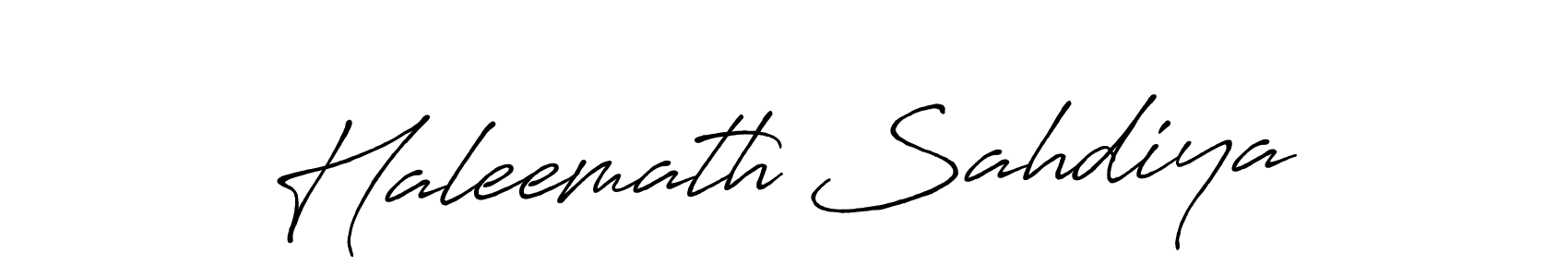 How to Draw Haleemath Sahdiya signature style? Antro_Vectra_Bolder is a latest design signature styles for name Haleemath Sahdiya. Haleemath Sahdiya signature style 7 images and pictures png