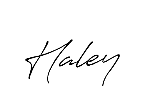 The best way (Antro_Vectra_Bolder) to make a short signature is to pick only two or three words in your name. The name Haley include a total of six letters. For converting this name. Haley signature style 7 images and pictures png
