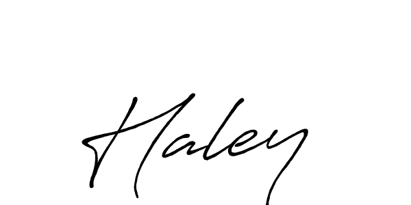 Make a beautiful signature design for name Haley . Use this online signature maker to create a handwritten signature for free. Haley  signature style 7 images and pictures png