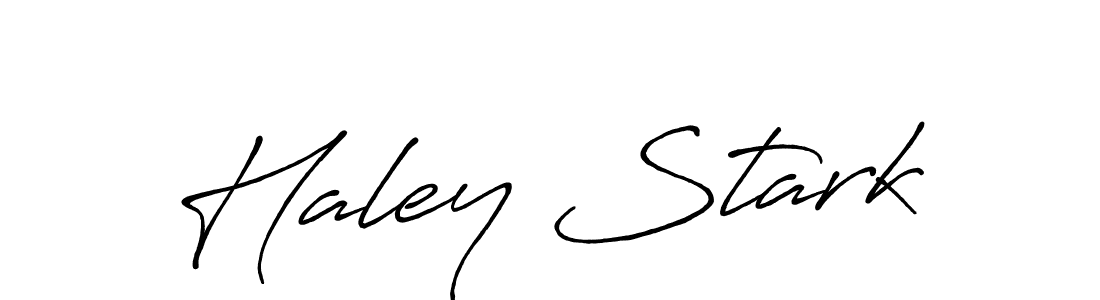 Antro_Vectra_Bolder is a professional signature style that is perfect for those who want to add a touch of class to their signature. It is also a great choice for those who want to make their signature more unique. Get Haley Stark name to fancy signature for free. Haley Stark signature style 7 images and pictures png